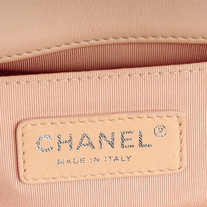 Chanel Lambskin Quilted Medium Boy Flap Light Pink 7 of 8