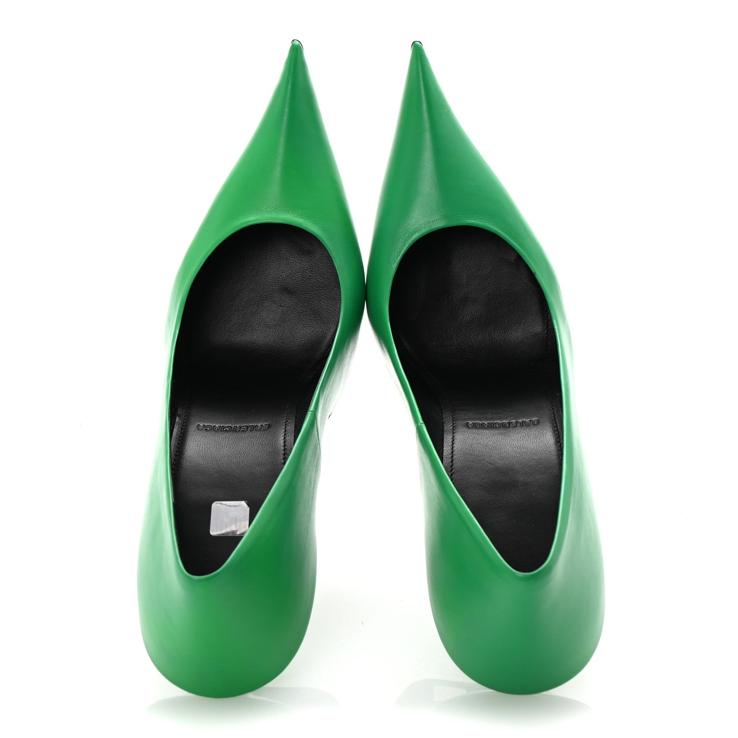 Balenciaga Soft Calfskin Essex 110mm Pumps 38.5 Green 2 of 10