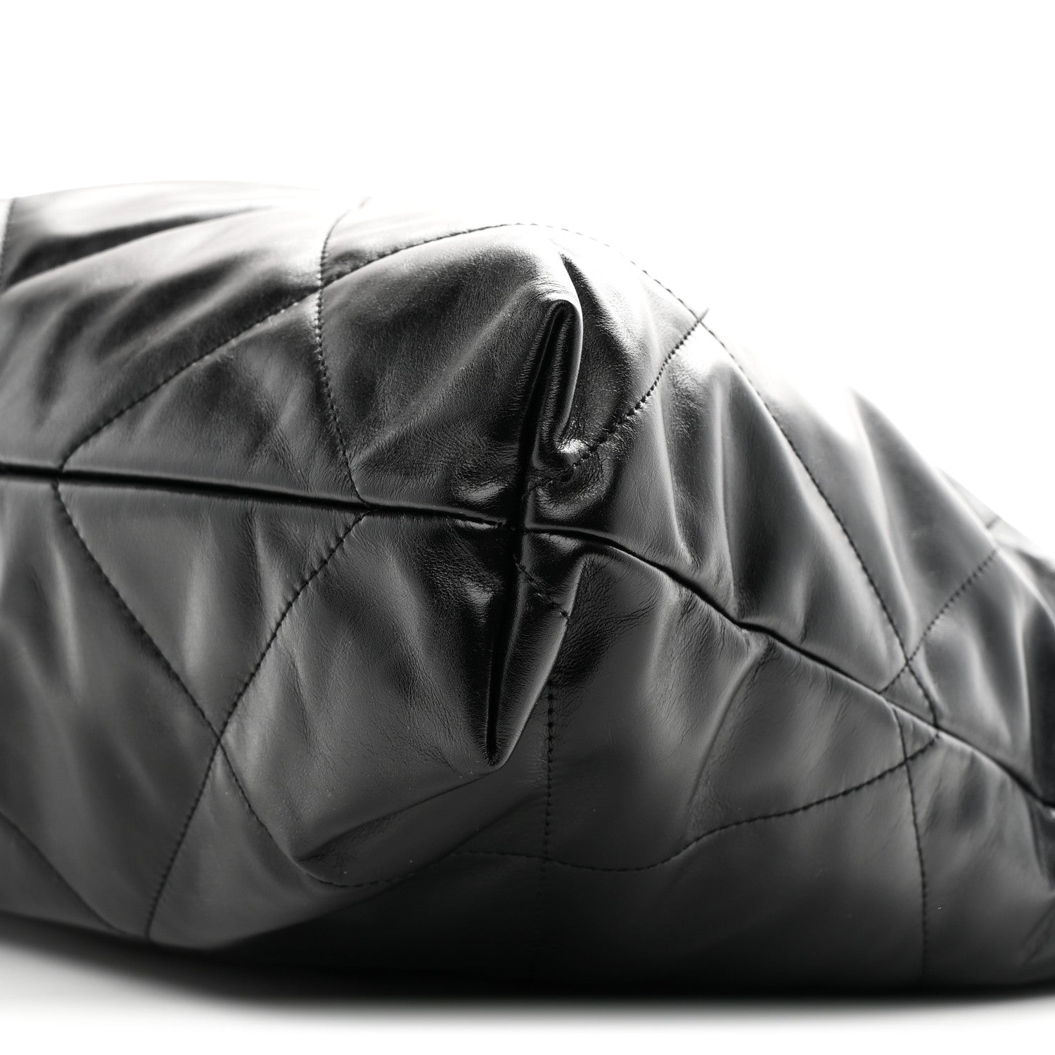 Chanel Shiny Calfskin Quilted Chanel 22 Black 11 of 11