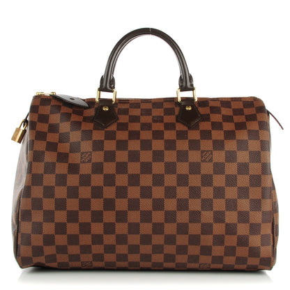 Louis Vuitton Damier Ebene Speedy 35 1 of 8