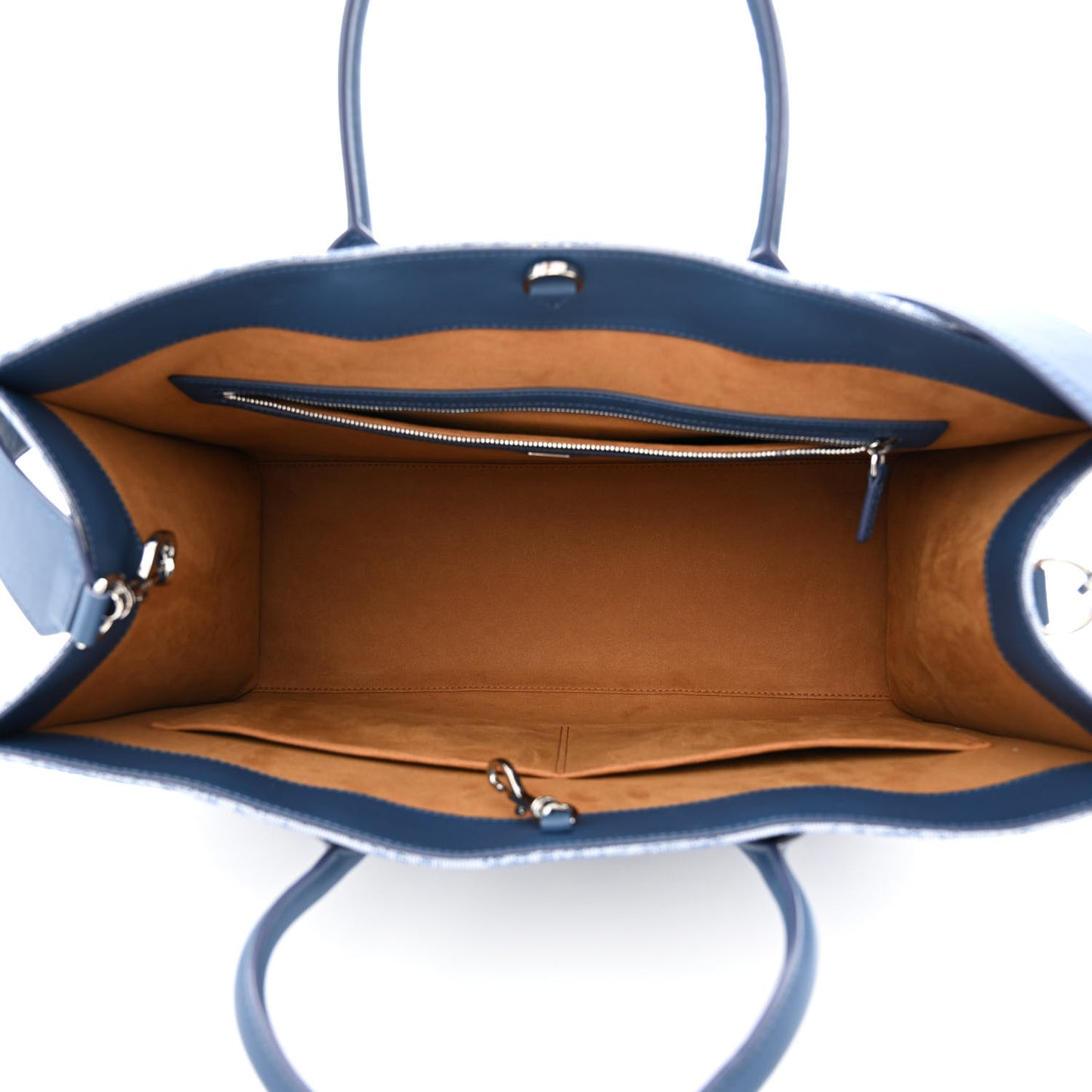 Jacquard Monogram Munchen Extra Large Tote Blue