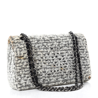Chanel Tweed Garden Party 2.55 Reissue 225 Flap White Multicolor 3 of 22