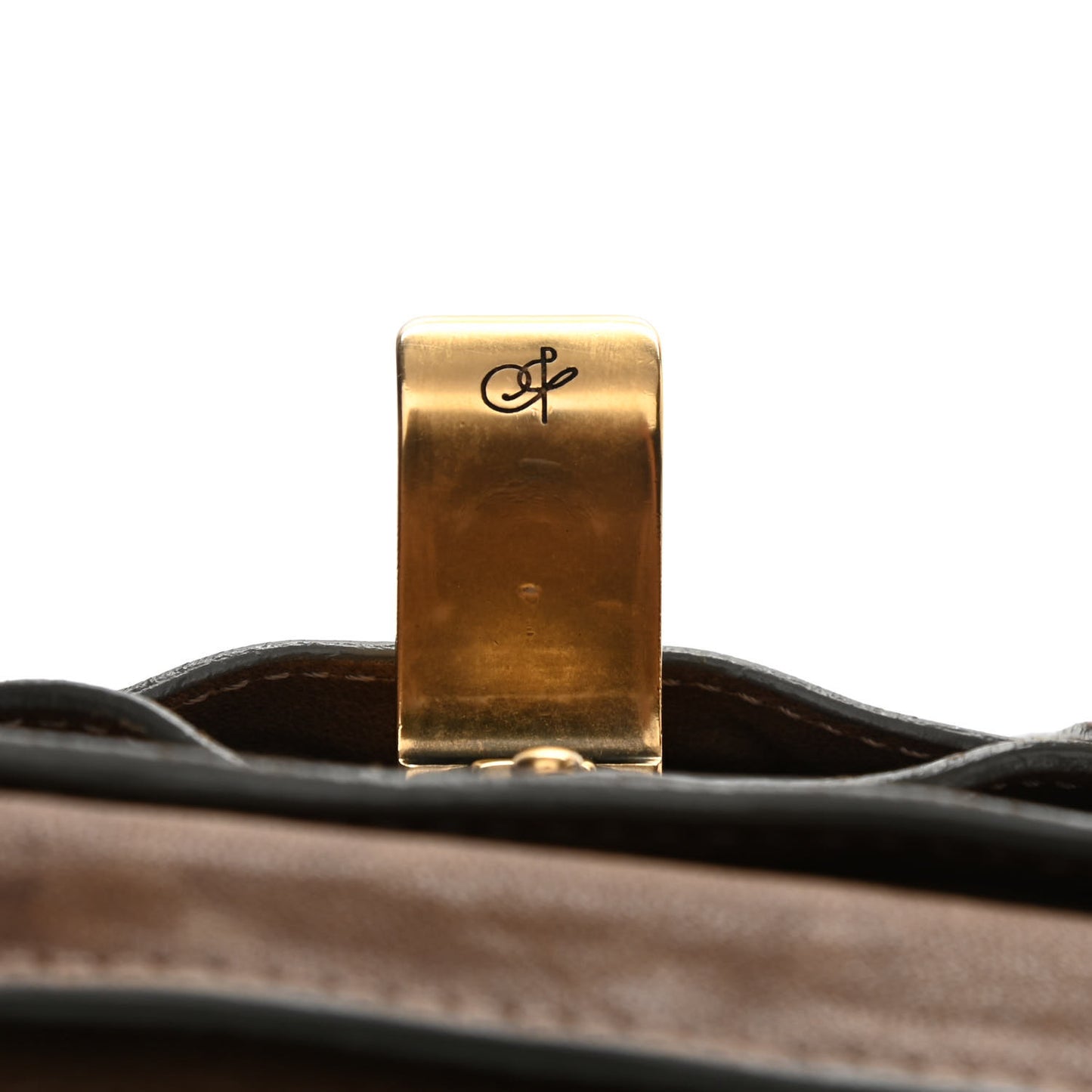 Lambskin PS1 Mini Pouch Messenger Bag Saddle
