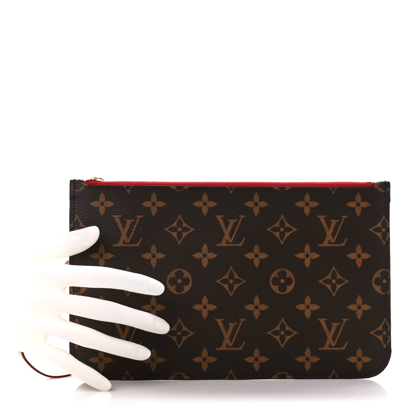 Monogram Neverfull MM GM Pochette Cherry