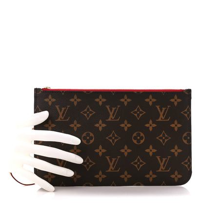 Louis Vuitton Monogram Neverfull MM GM Pochette Cherry 2 of 9