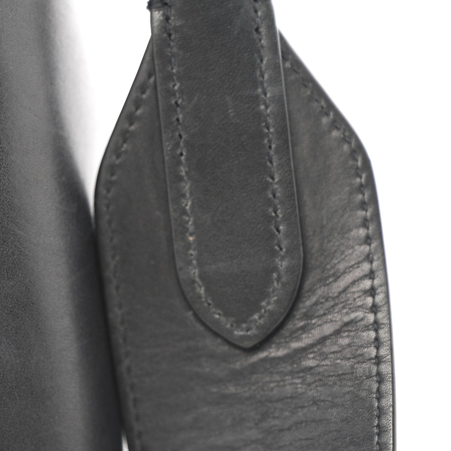 Soft Grained Calfskin Sangle Bucket Bag Black