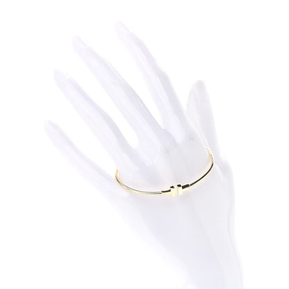 Tiffany 18K Yellow Gold Narrow T Wire Bracelet 2 of 4