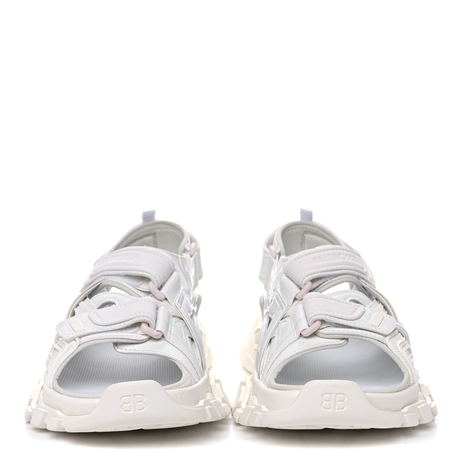 Balenciaga Neoprene Rubber Womens Track Sandals 38 White 2 of 10