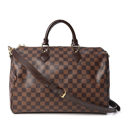 Louis Vuitton Damier Ebene Speedy Bandouliere 35 1 of 9