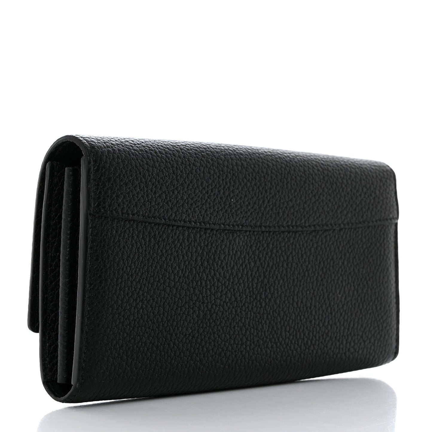 Taurillon Embellished Capucines Long Wallet Black