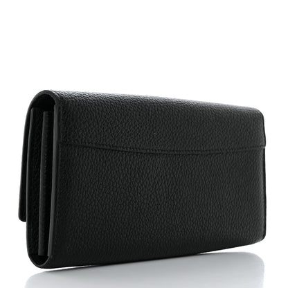 Louis Vuitton Taurillon Embellished Capucines Long Wallet Black 3 of 7