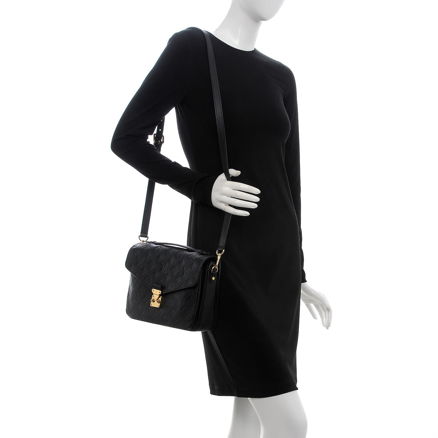 Louis Vuitton Empreinte Pochette Metis Black 2 of 7