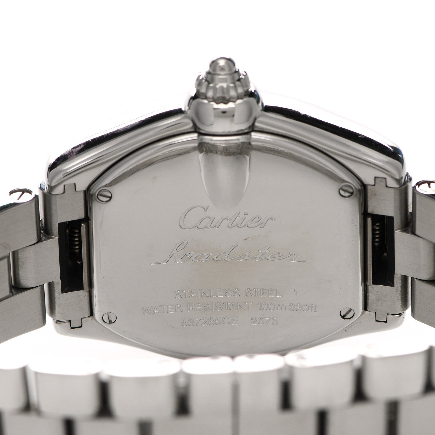 Cartier Stainless Steel 31mm Roadster Quartz Watch Pink 4 of 6
