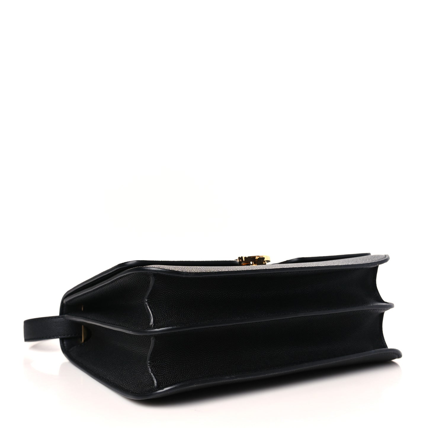 Grained Calfskin Medium TB Bag Black
