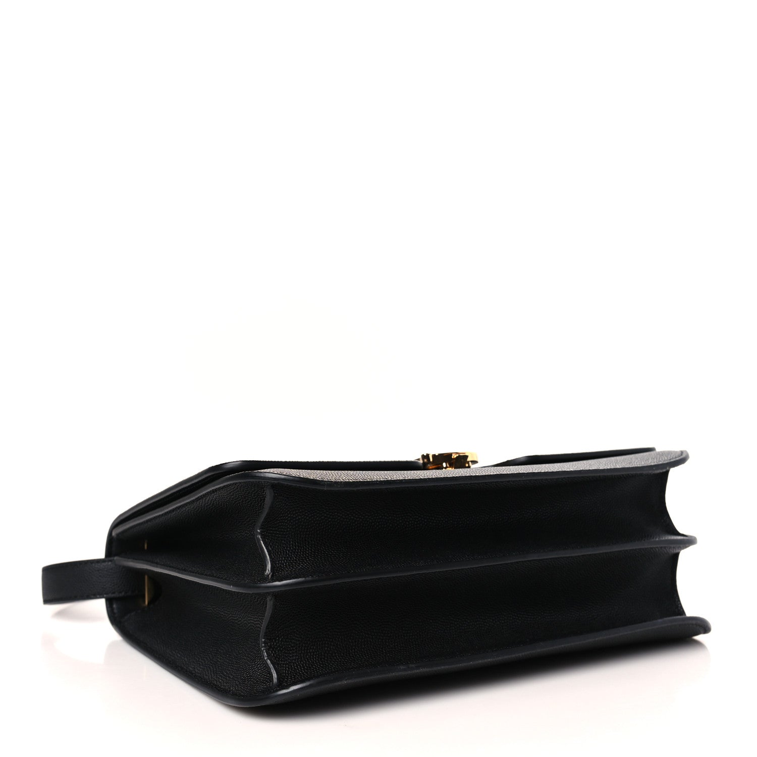 Burberry Grained Calfskin Medium TB Bag Black 4 of 8