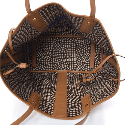 MCM Visetos Medium Liz Reversible Shopper Tote Cognac 10 of 16