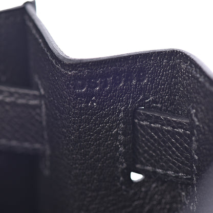 Hermes Epsom Taurillon Clemence Chevre Mysore Horseshoe Kellygraphie Lettre X Kelly Sellier 28 Noir Bleu Indigo Bleu Saphir 20 of 36