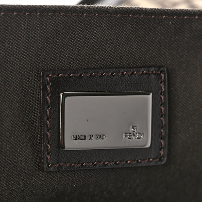 Fendi Zucchino Shopping Tote Tobacco Brown 6 of 8