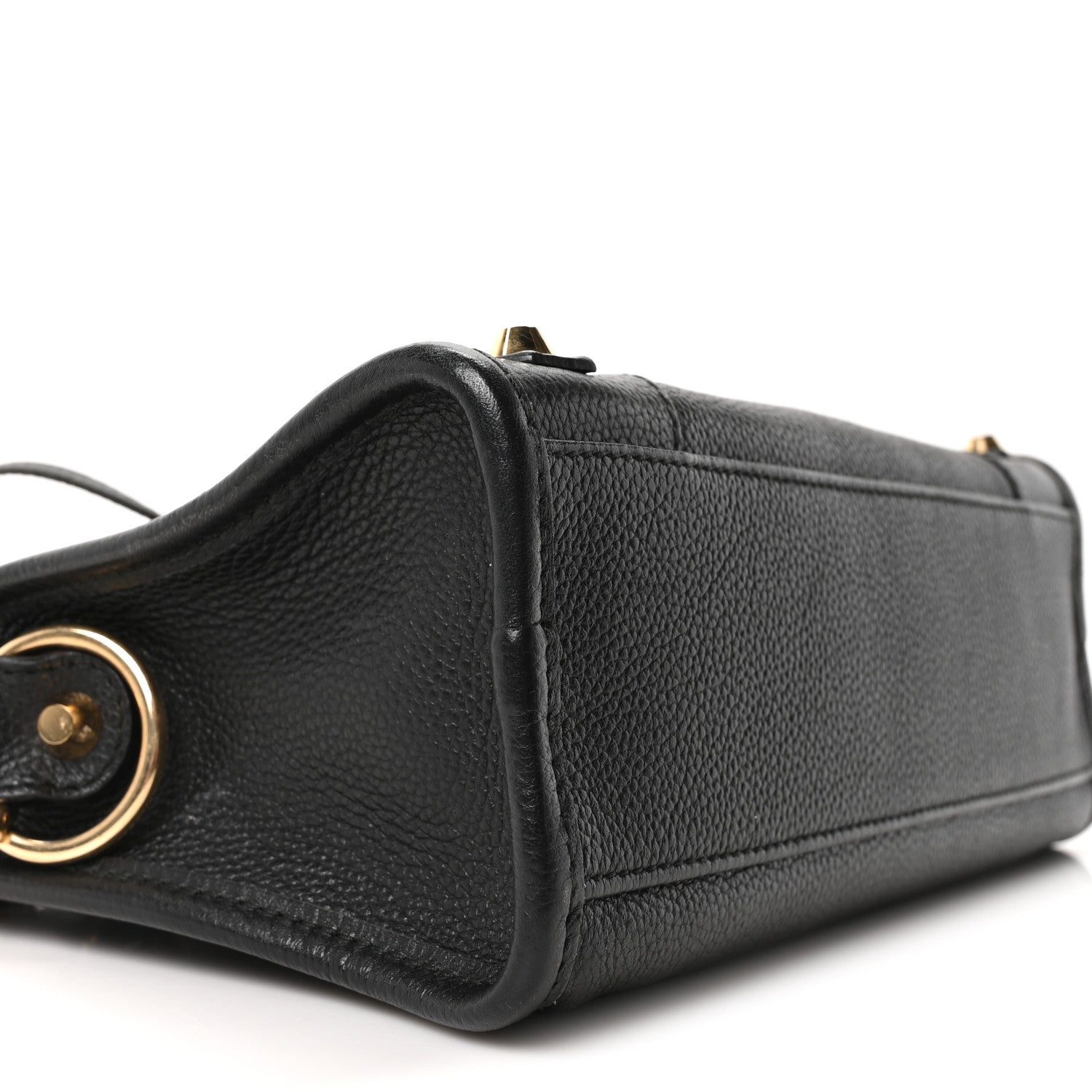 Balenciaga Agneau Classic Gold Hardware Mini City Black 10 of 11