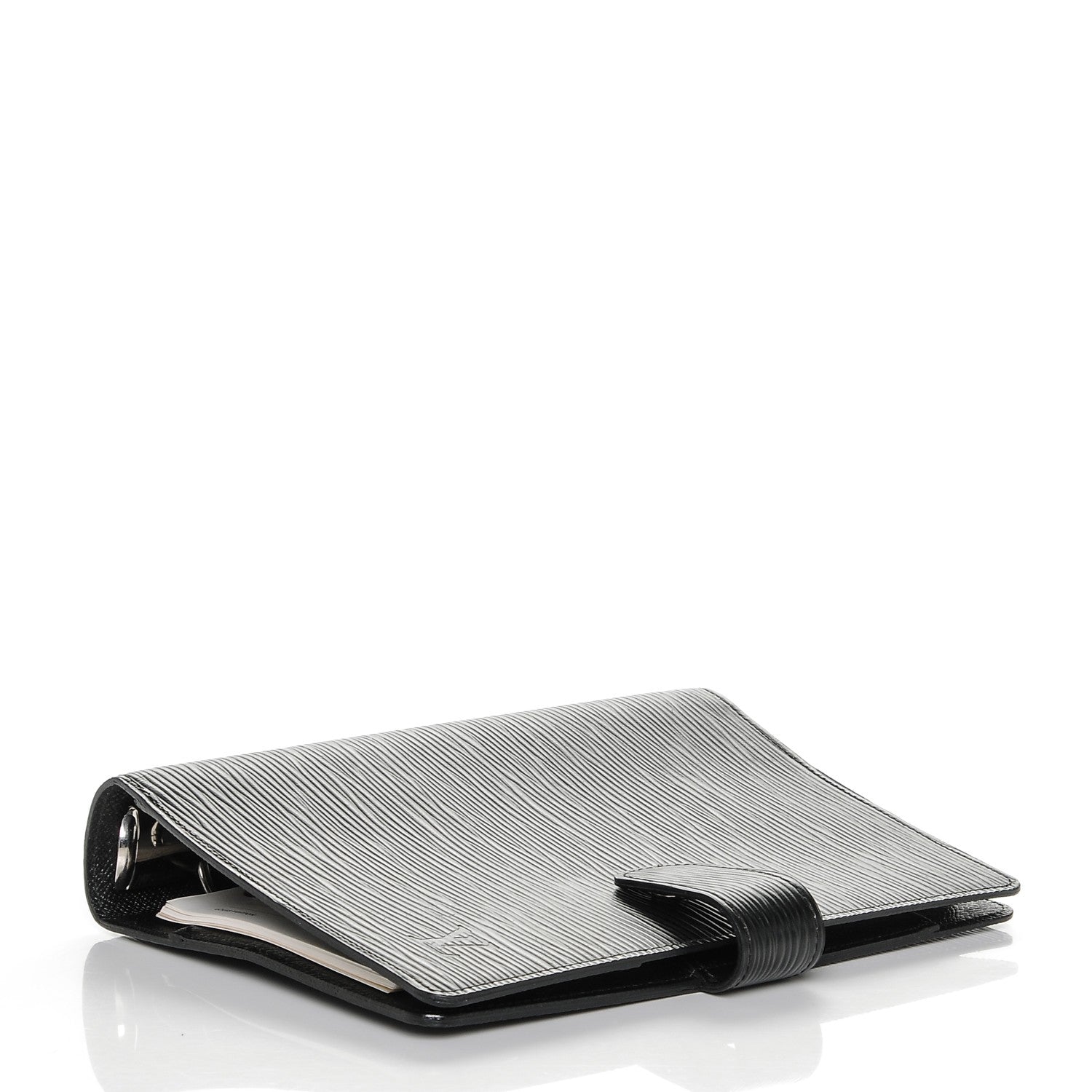 Louis Vuitton Epi Medium Ring Agenda Cover Black 4 of 6