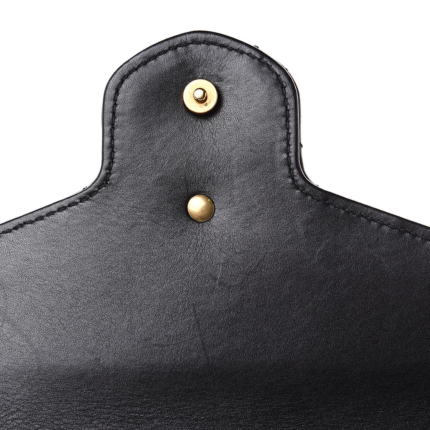 Calfskin Matelasse GG Marmont Chain Wallet Black