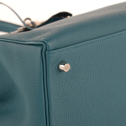 Hermes Togo Kelly Retourne 35 Cobalt 7 of 23