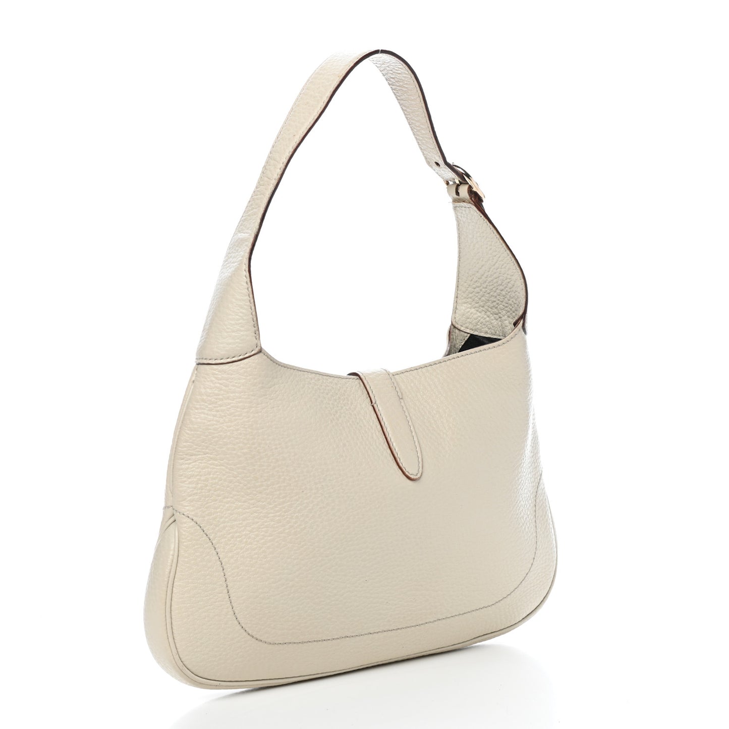 Calfskin Small Jackie O Hobo White