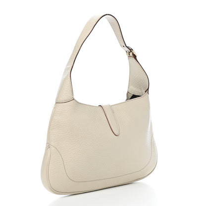 Gucci Calfskin Small Jackie O Hobo White 3 of 11