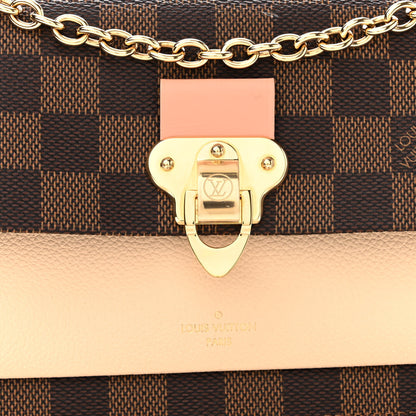 Louis Vuitton Damier Ebene Vavin Chain Wallet Creme 7 of 10