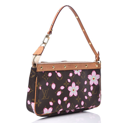 Louis Vuitton Monogram Cherry Blossom Pochette Accessories Brown 3 of 15