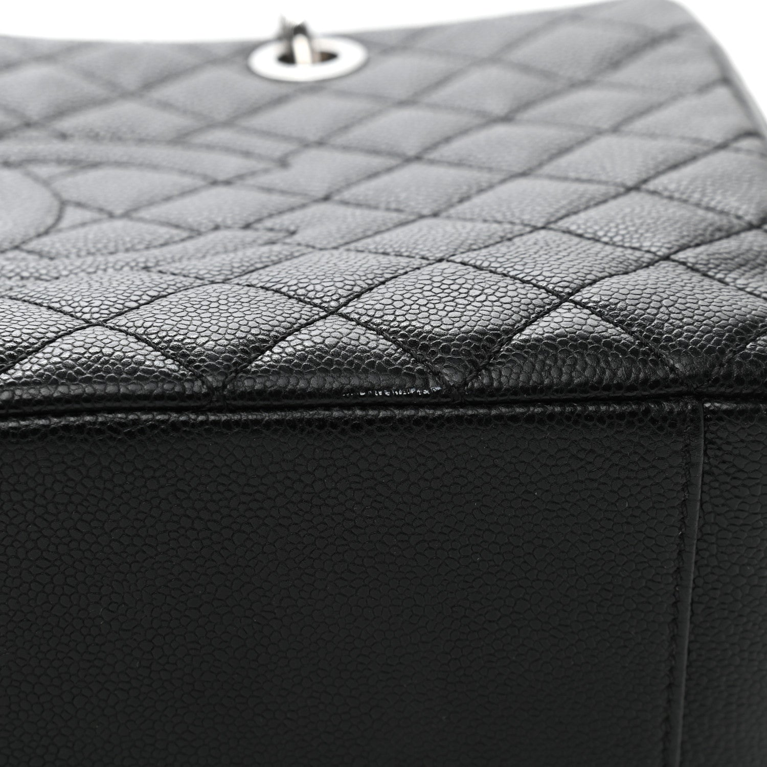 Chanel Caviar Quilted Grand Shopping Tote GST Black 13 of 15