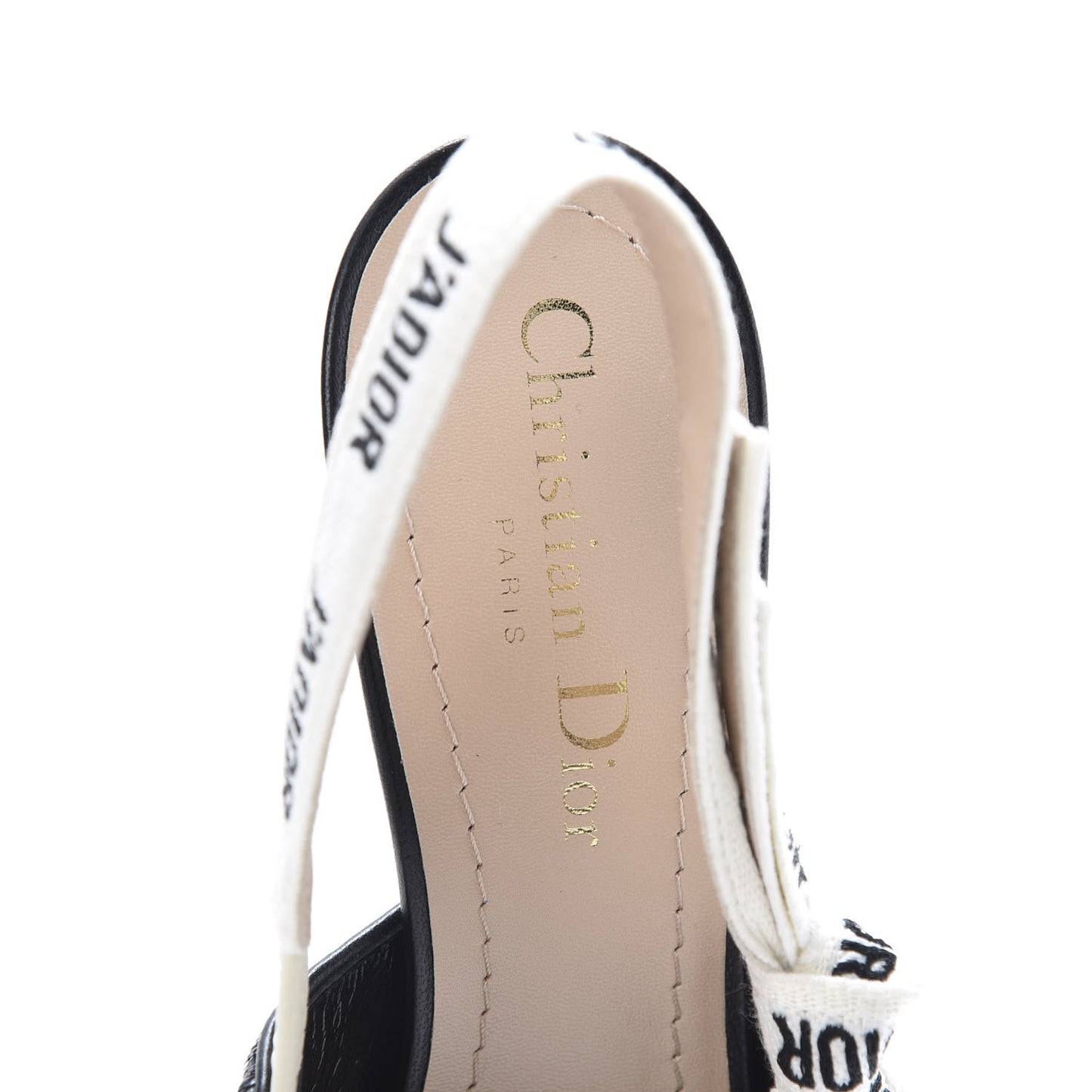 Shiny Velvet Ribbon J'Adior Slingback 65mm Pumps 36 Black