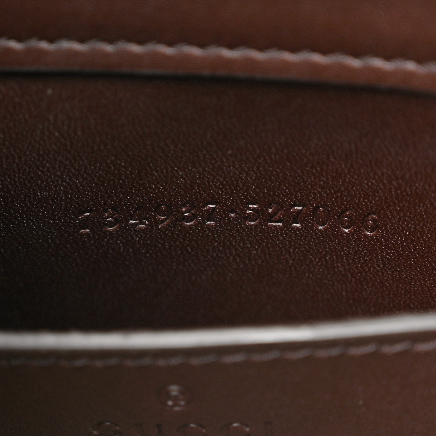 Gucci Suede Calfskin Web G Logo Bucket Bag Dark Brown 8 of 11