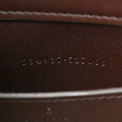 Gucci Suede Calfskin Web G Logo Bucket Bag Dark Brown 8 of 11