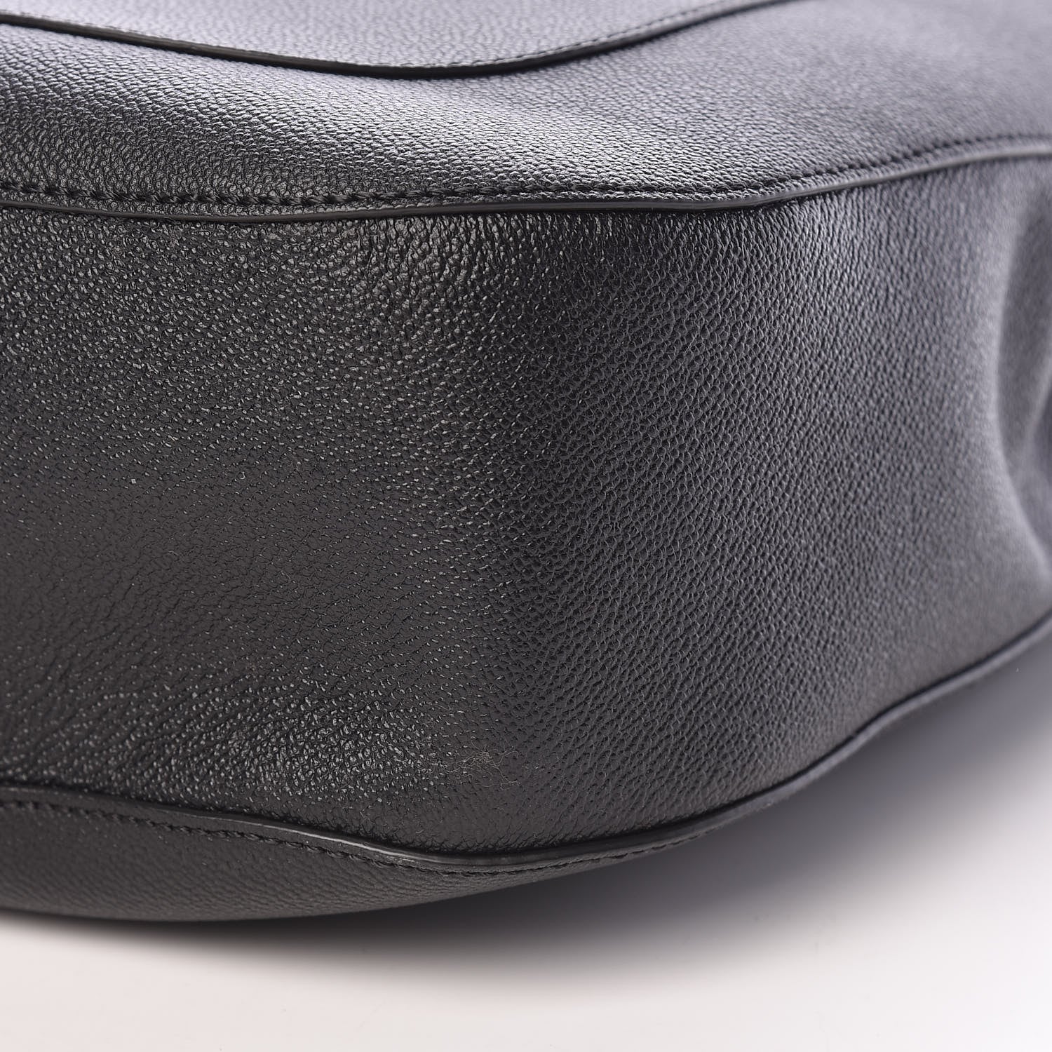 Burberry Grainy Calfskin Small Elmstone Hobo Black 11 of 13