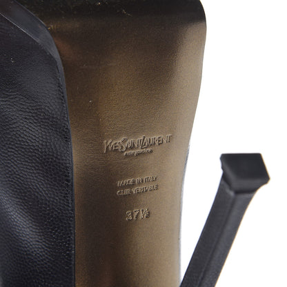 Saint Laurent Vernigolf Tribtoo 105 Platform Pumps 37.5 Black 8 of 17