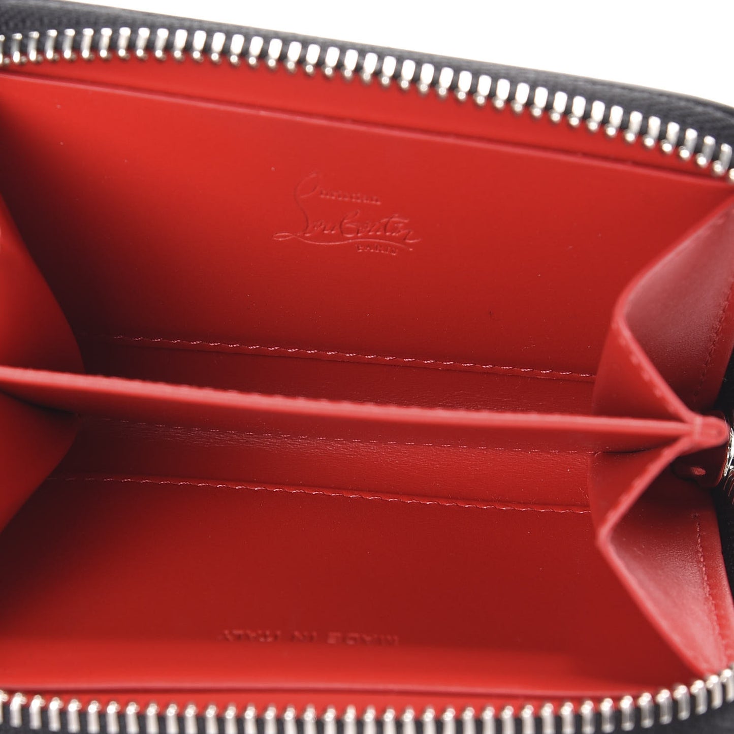 Patent Nicograf Spiked Panettone Coin Purse Black White