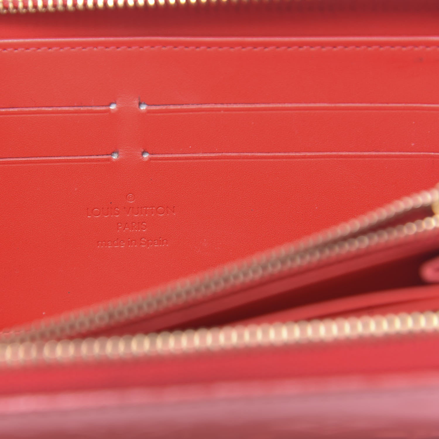 Louis Vuitton Vernis Zippy Wallet Rouge Grenadine 6 of 8