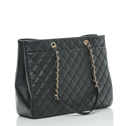Chanel Calfskin Quilted Timeless Tote Black 3 of 7