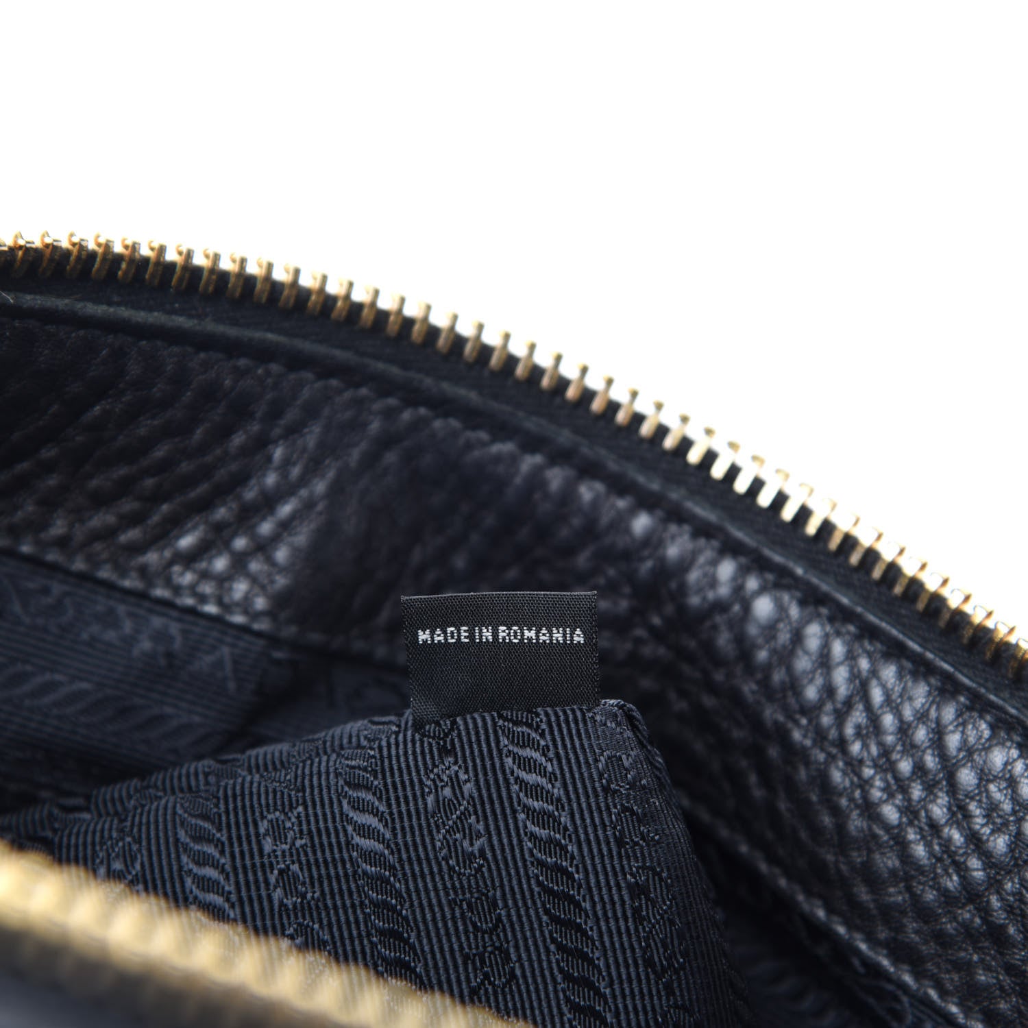 Prada Vitello Daino Shopping Satchel Black 12 of 14