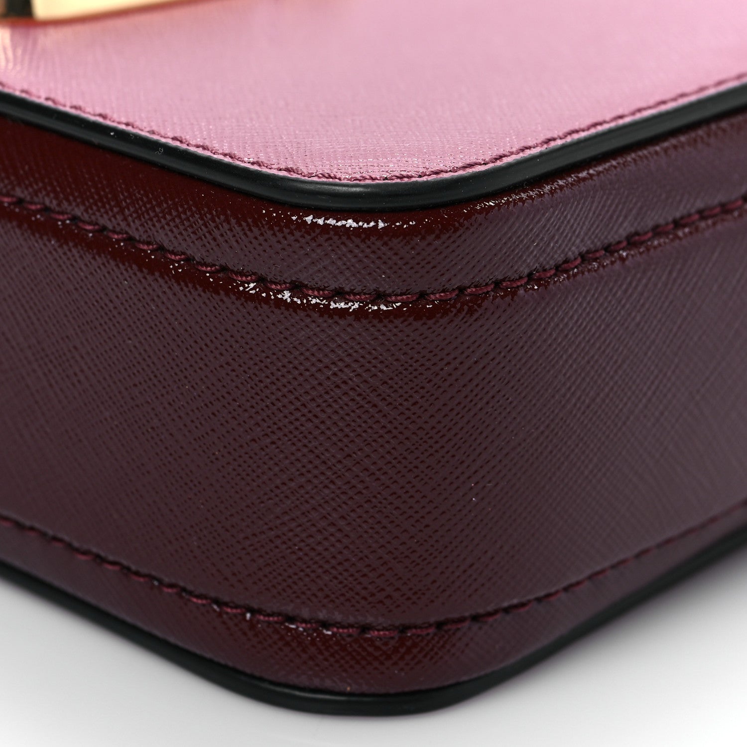Marc Jacobs Saffiano Small Snapshot Camera Bag Pink Multicolor 9 of 9