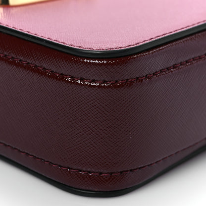 Marc Jacobs Saffiano Small Snapshot Camera Bag Pink Multicolor 9 of 9