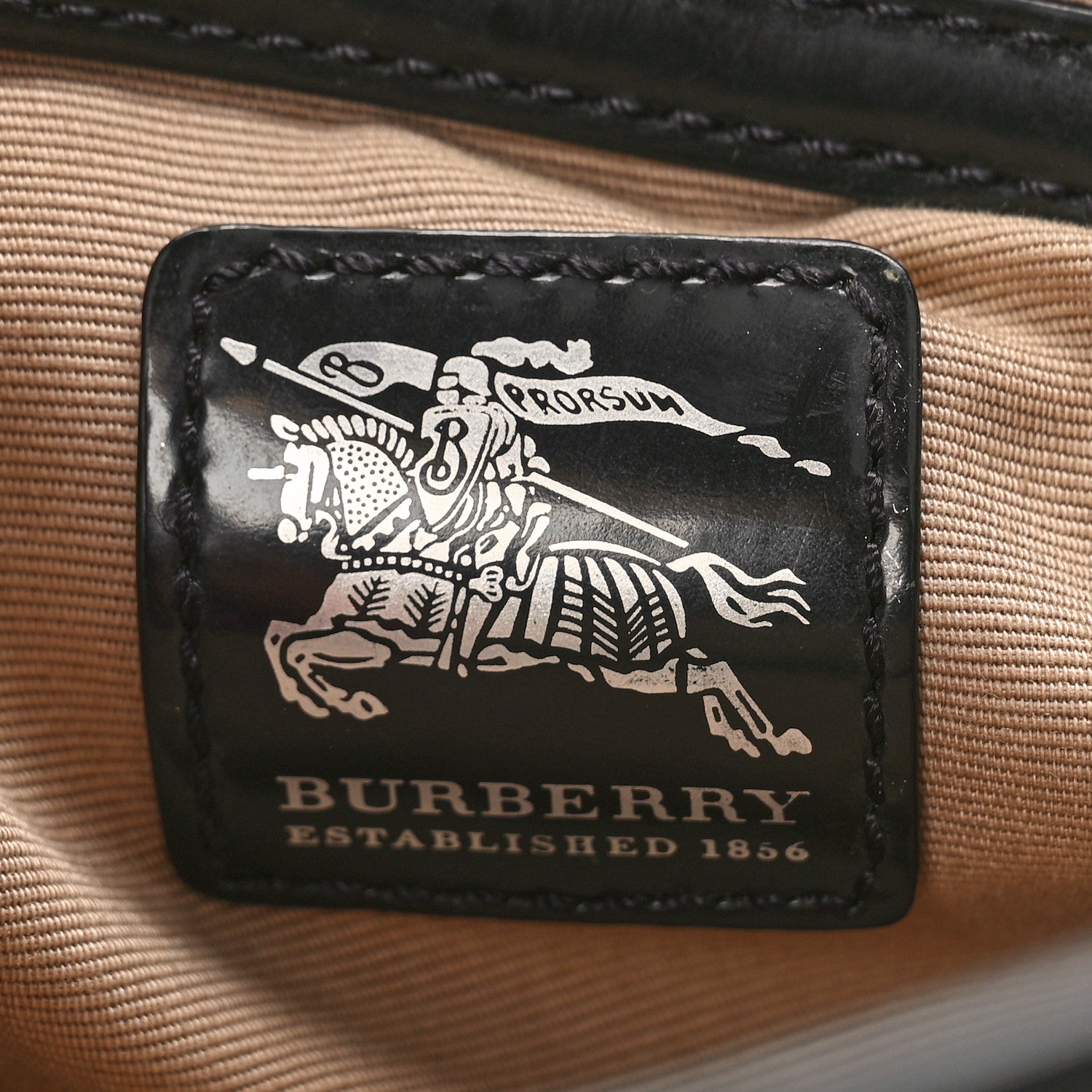 Burberry Supernova Check Small Nickie Tote Black 7 of 9