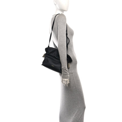 Loewe Calfskin Mini Coil Flamenco Clutch Black 2 of 11