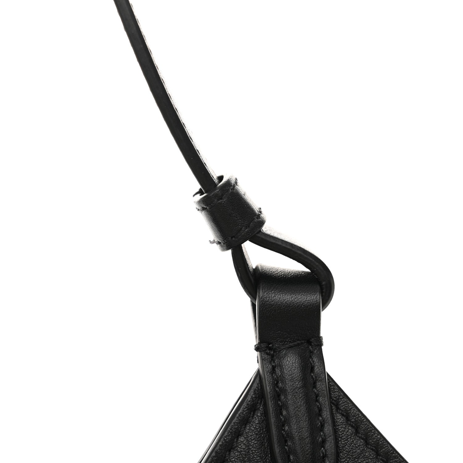 Khaite Calfskin Medium Lotus Tote Black 10 of 11