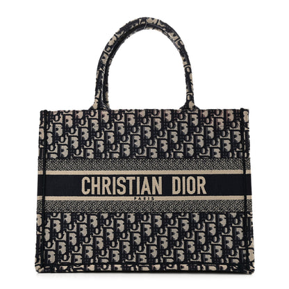 Christian Dior Oblique Medium Book Tote Blue Multicolor 1 of 10