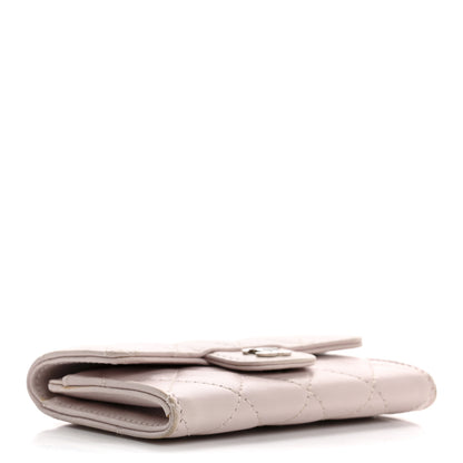 Chanel Lambskin Quilted Flap Card Holder Light Pink 4 of 14
