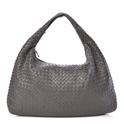 Bottega Veneta Nappa Intrecciato Large Veneta Hobo Grey 1 of 12