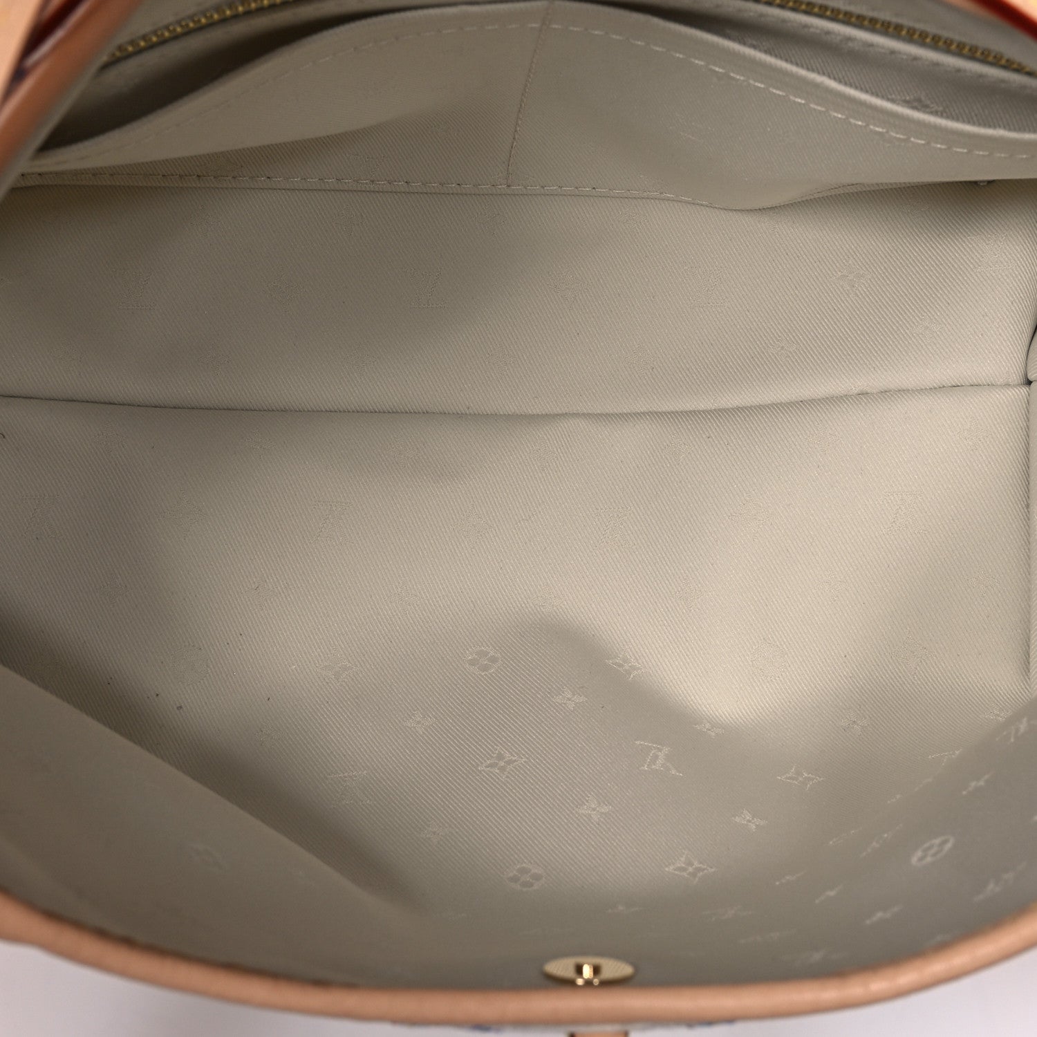 Louis Vuitton Monogram Jacquard CarryAll PM Multicolor Beige 6 of 12