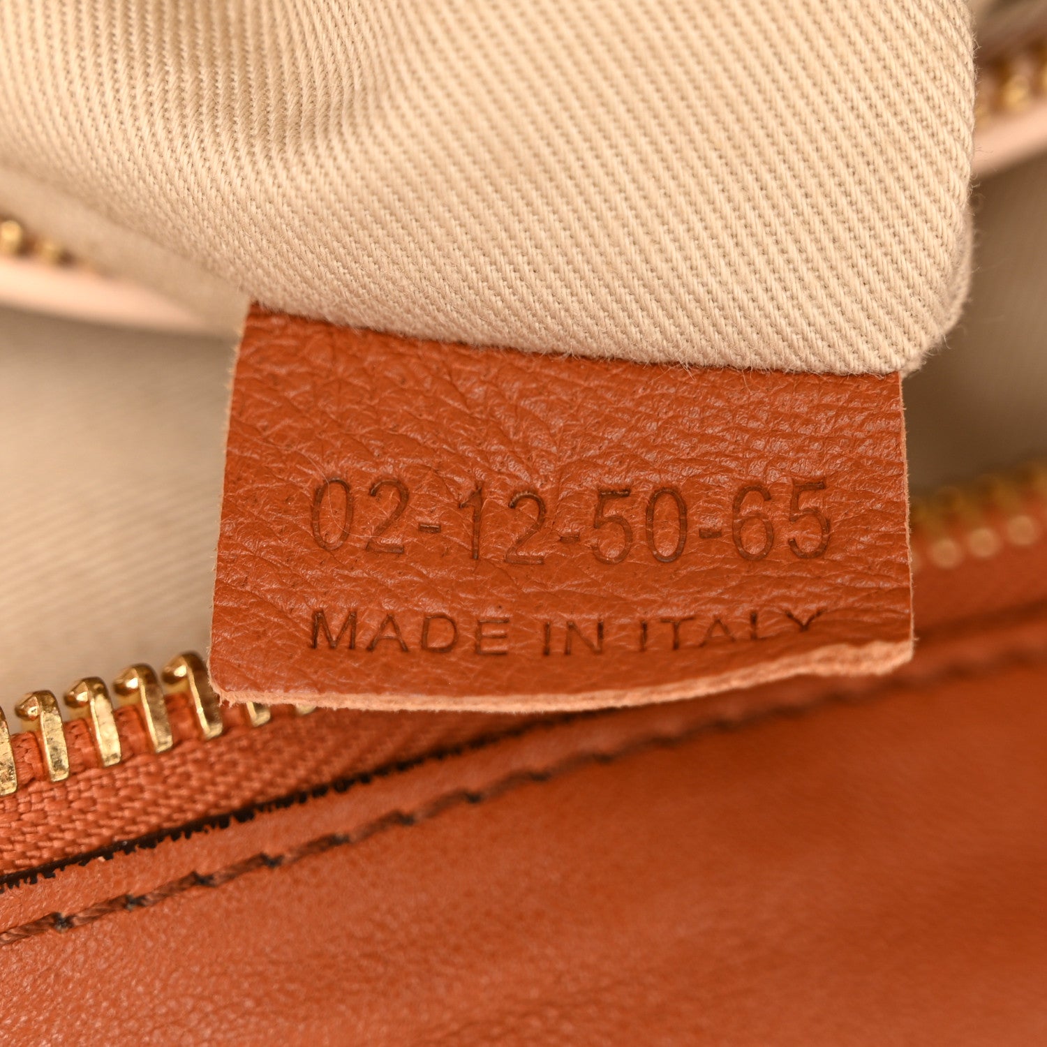 Chloe Sheepskin Medium Military Paraty Armagnac 7 of 13